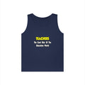 Teachers...Cool Kids of Education World - Unisex Heavy Cotton Tank Top