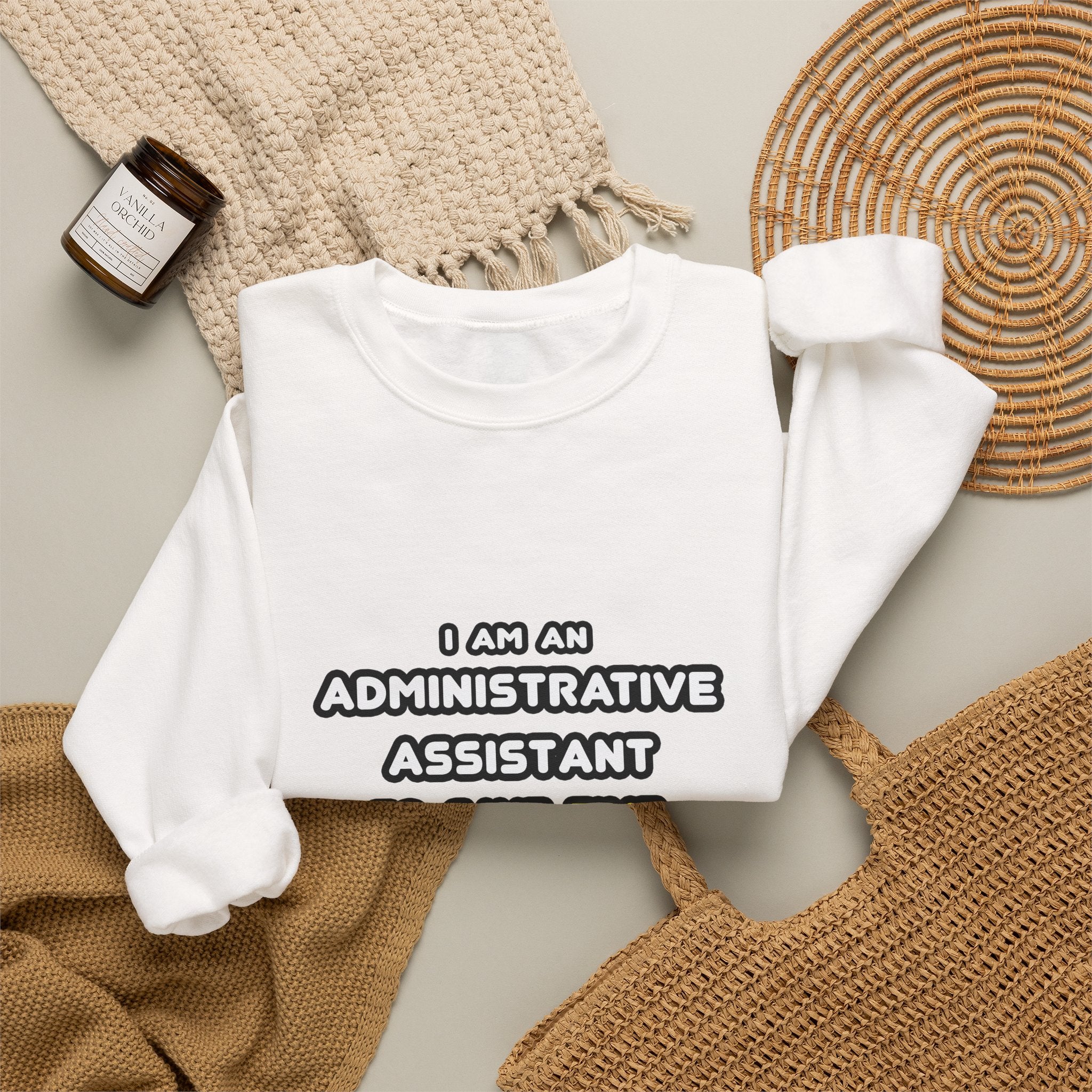 Funny Administrative Assistant T Shirts - Unisex Heavy Blend™ Crewneck Sweatshirt