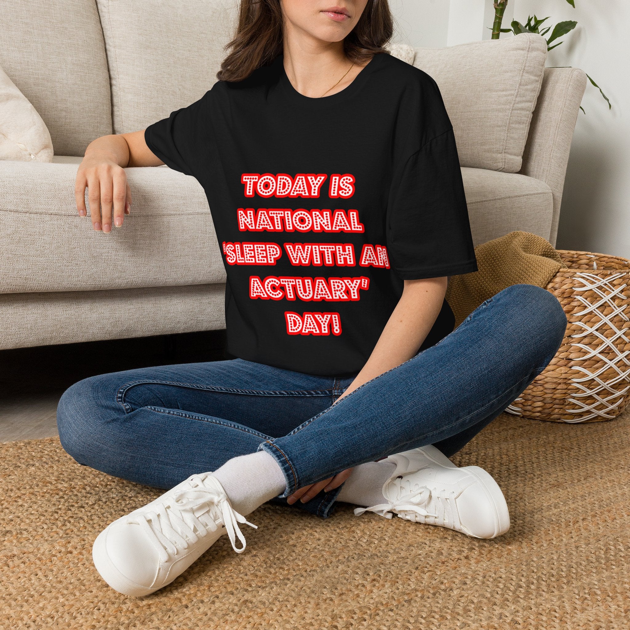 National 'Sleep With an Actuary' Day - Unisex Softstyle T-Shirt