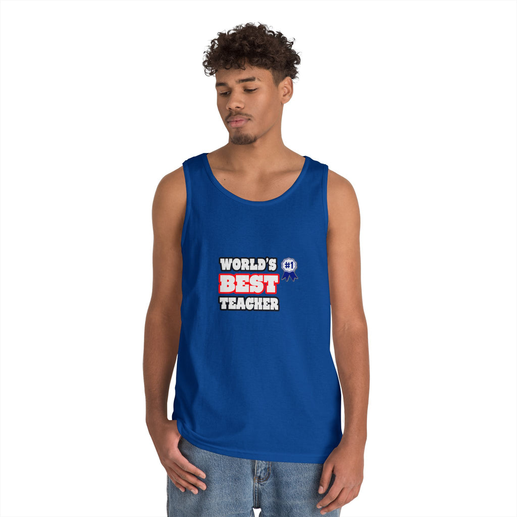 World's Best Teacher - Unisex Heavy Cotton Tank Top