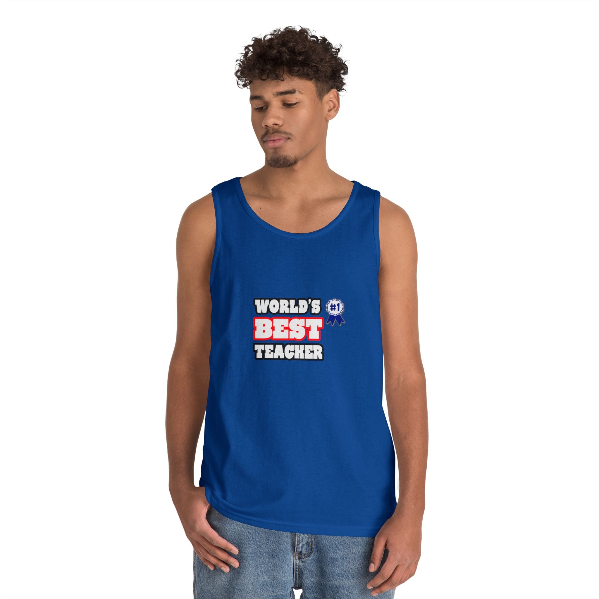 World's Best Teacher - Unisex Heavy Cotton Tank Top