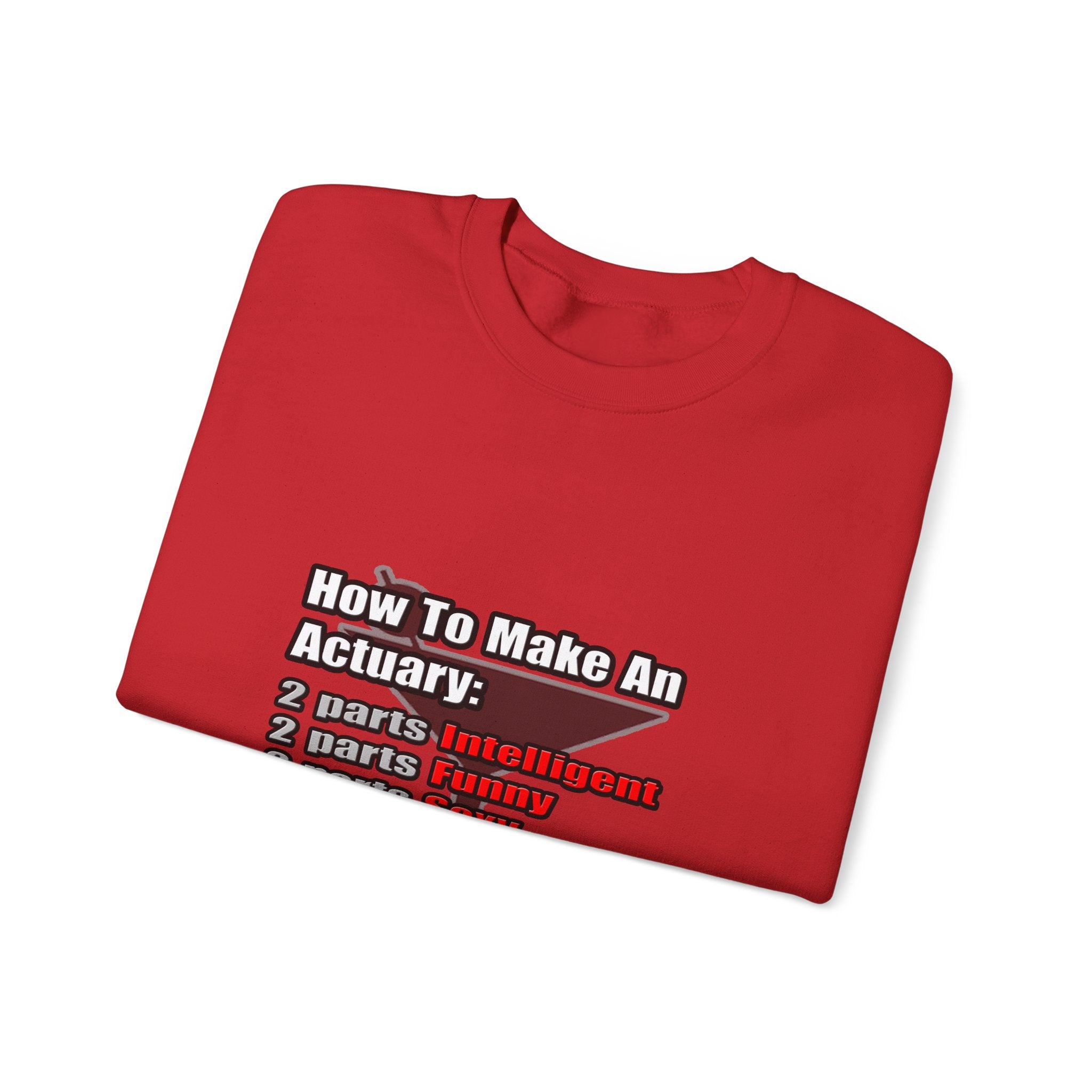 How To Make an Actuary - Unisex Heavy Blend™ Crewneck Sweatshirt