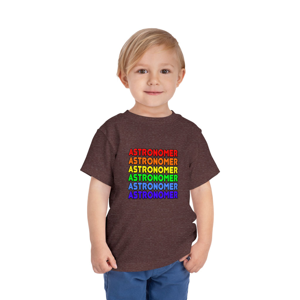 Rainbow Astronomer - Toddler Short Sleeve Tee