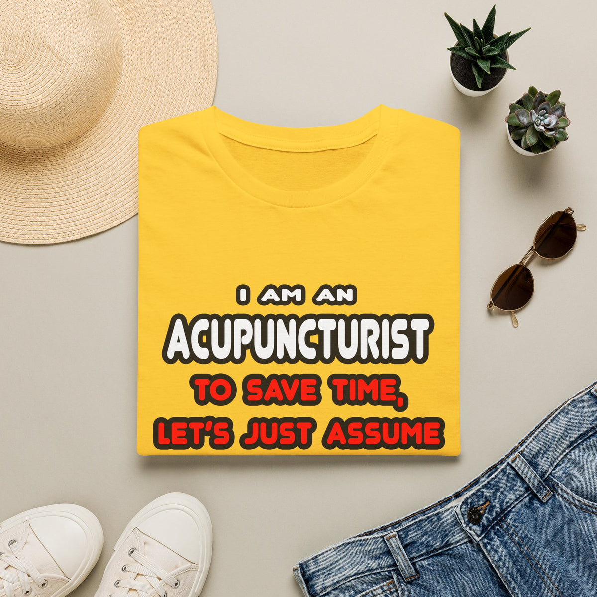 Funny Acupuncturist T Shirts and Gifts - Unisex Softstyle T-Shirt