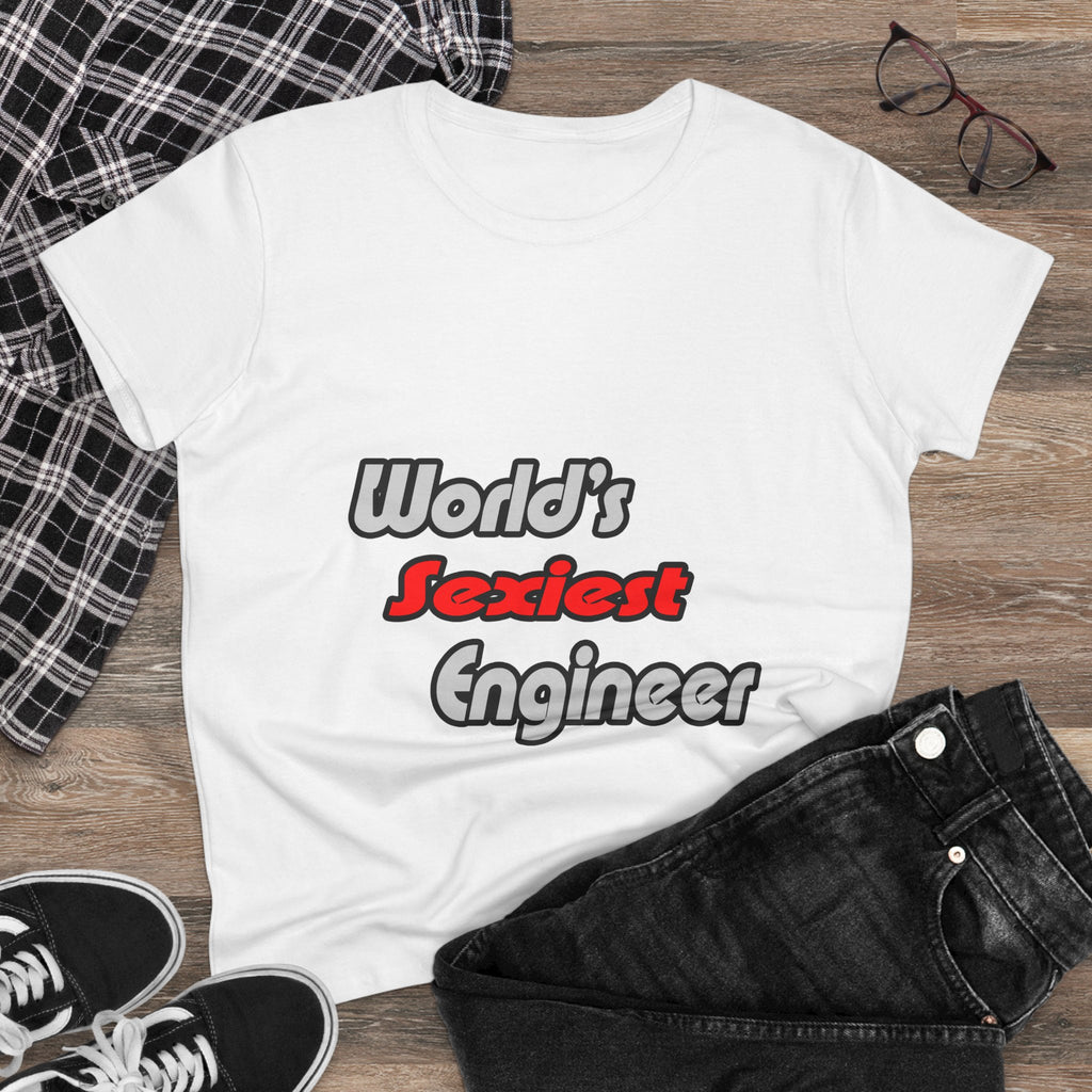 World's Sexiest Engineer - Women's Midweight Cotton Tee