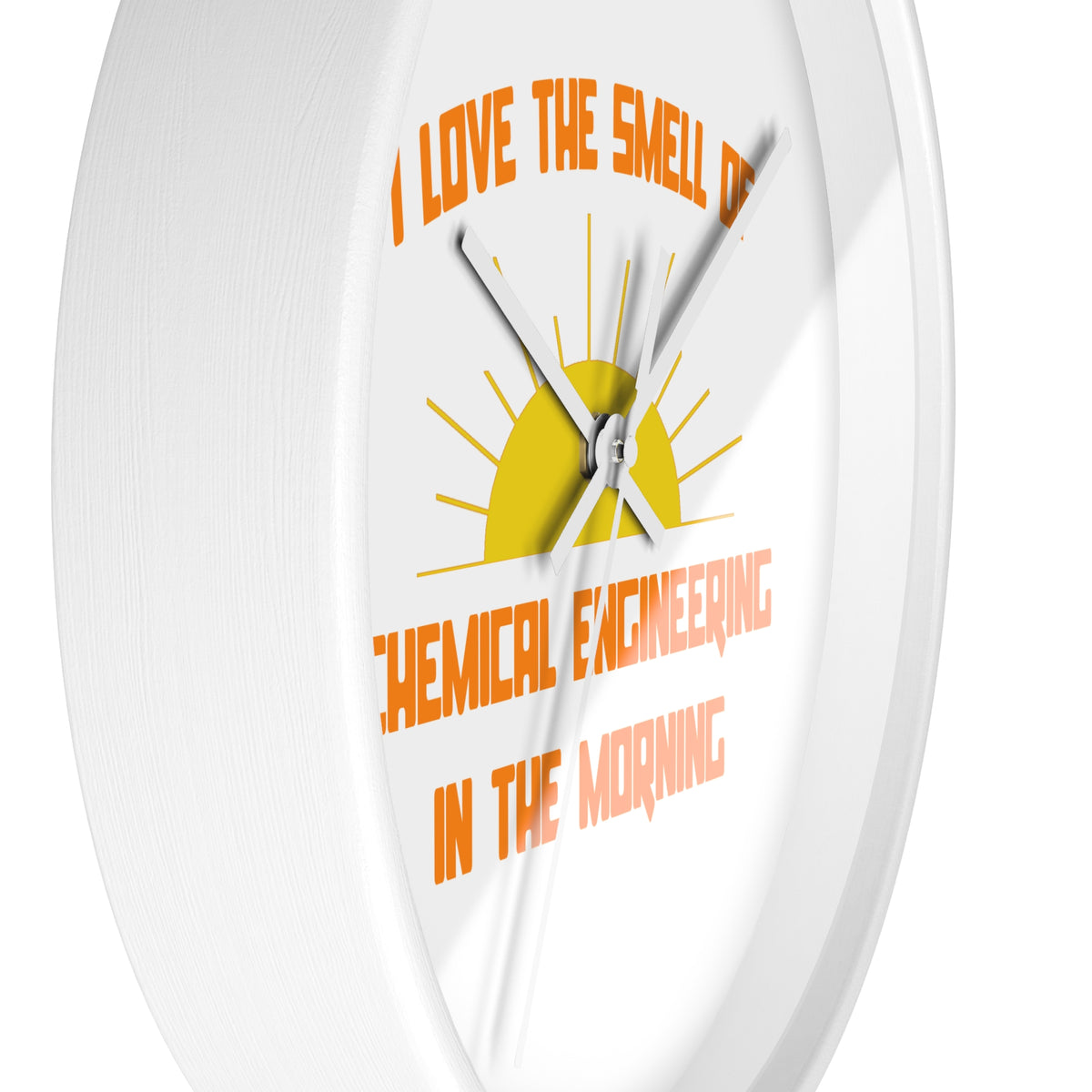 Smell of Chemical Engineering in the Morning - Wall Clock