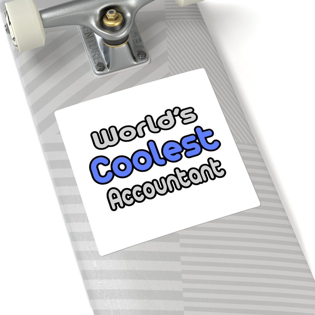World's Coolest Accountant - Square Stickers