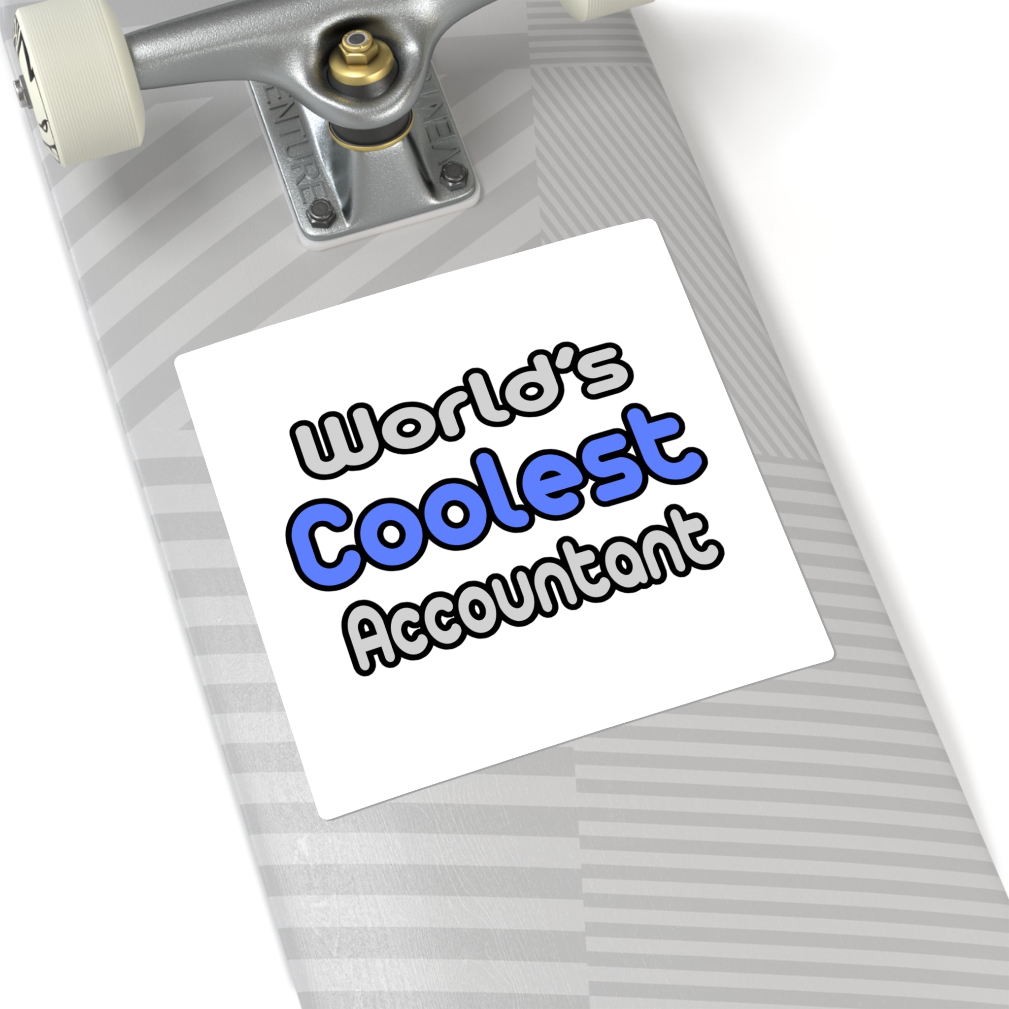 World's Coolest Accountant - Square Stickers