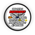 Bartender .. OMG WTF LOL - Wall Clock