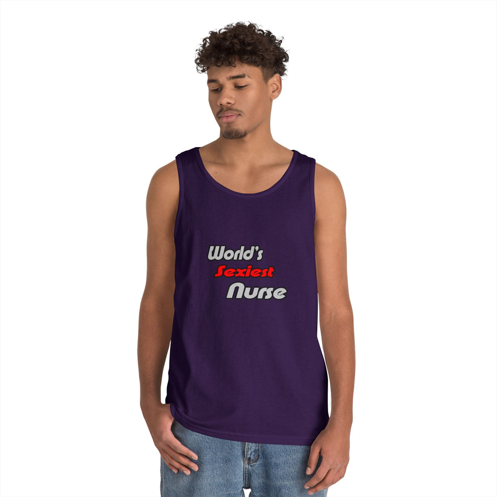 World's Sexiest Nurse - Unisex Heavy Cotton Tank Top