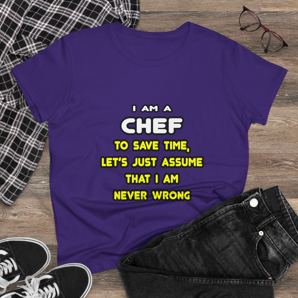 Funny Chef T Shirts and Gifts - Women's Midweight Cotton Tee