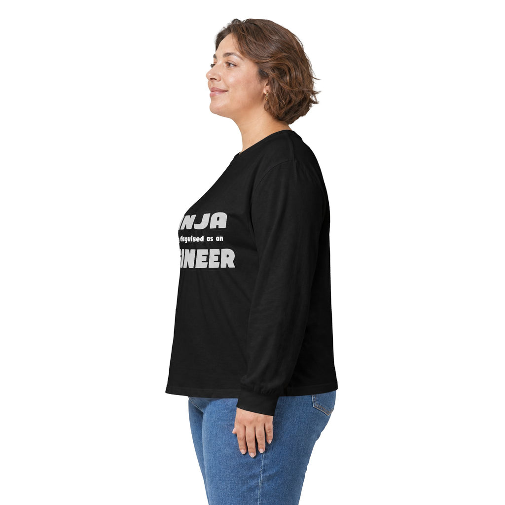 Ninja Cleverly Disguised As An Engineer - Unisex Ultra Cotton Long Sleeve Tee