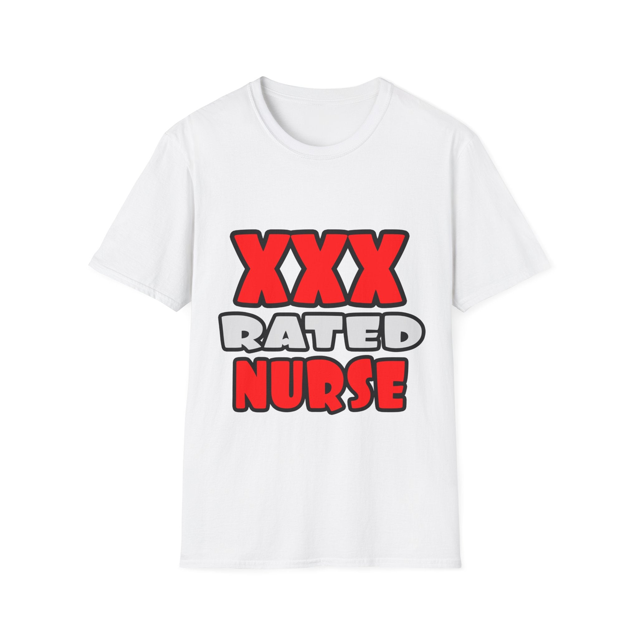 XXX Rated Nurse - Unisex Softstyle T-Shirt