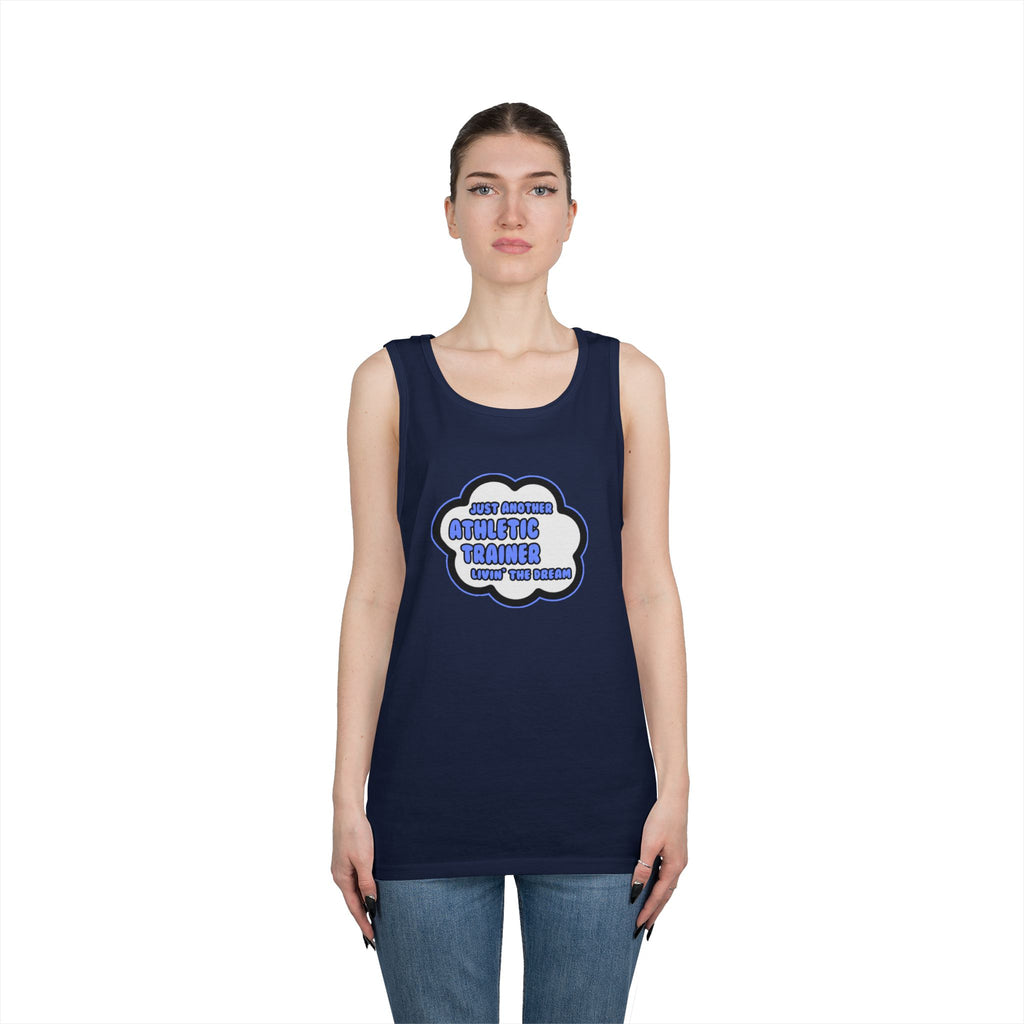 Athletic Trainer .. Livin' The Dream - Unisex Heavy Cotton Tank Top