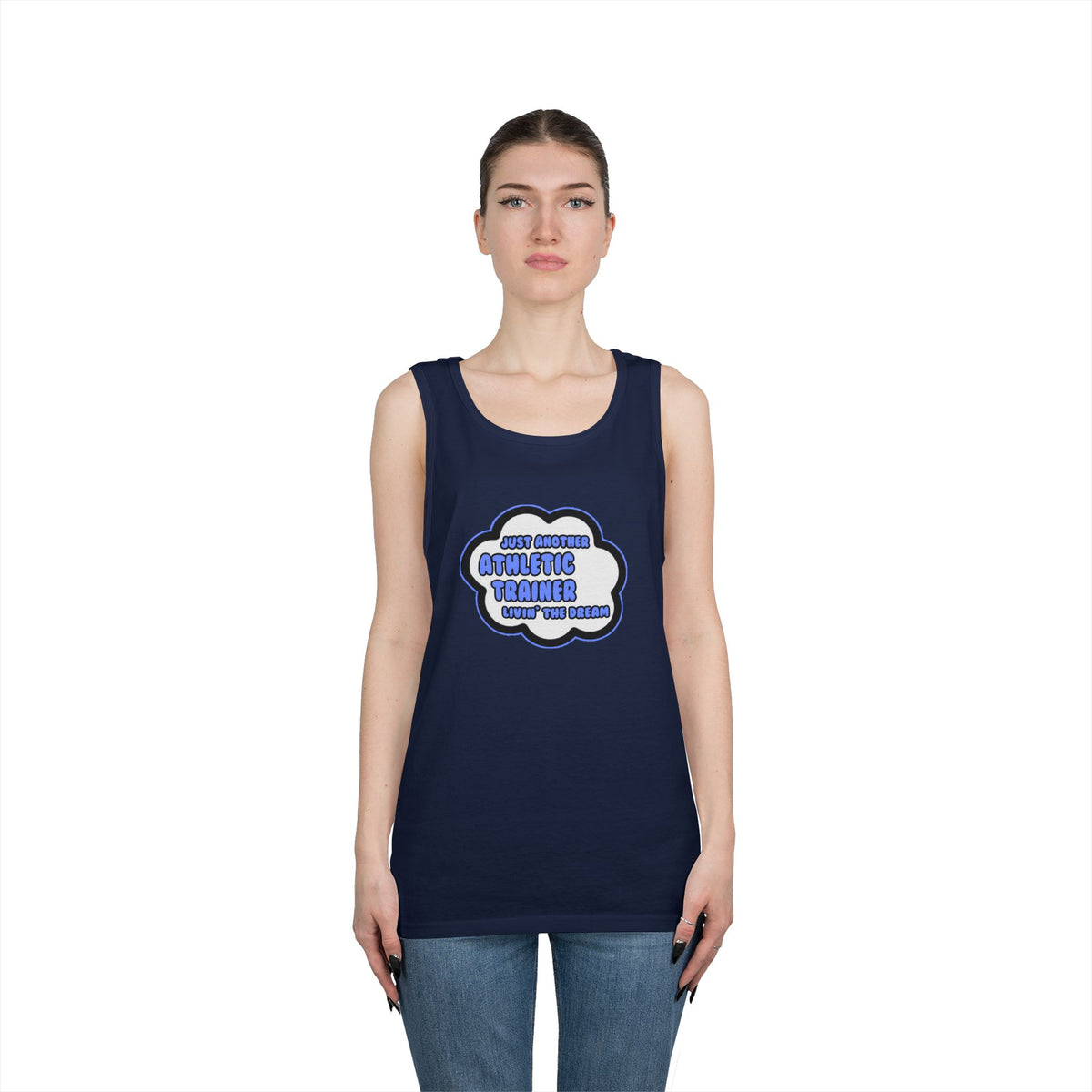 Athletic Trainer .. Livin' The Dream - Unisex Heavy Cotton Tank Top