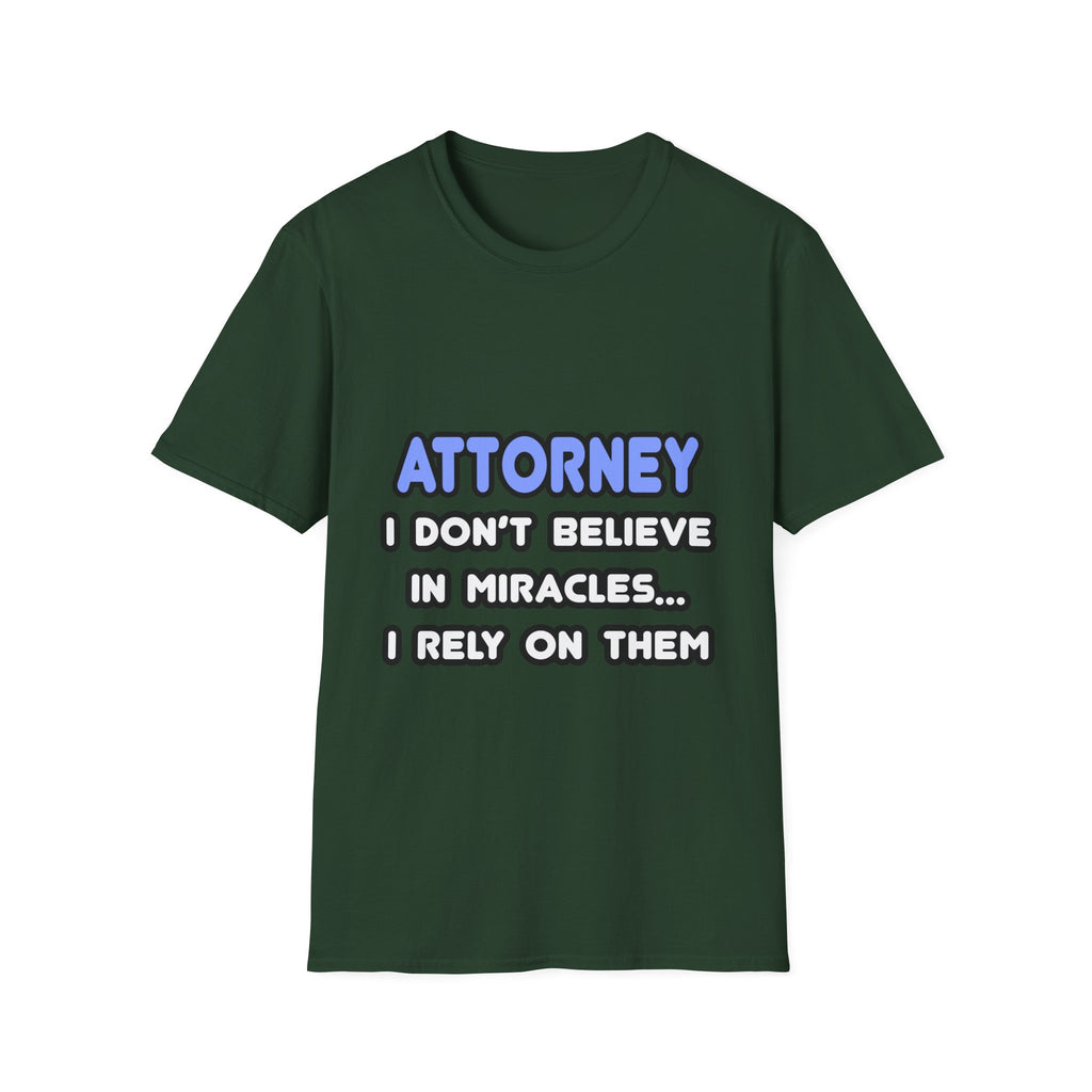 Miracles and Attorneys - Unisex Softstyle T-Shirt