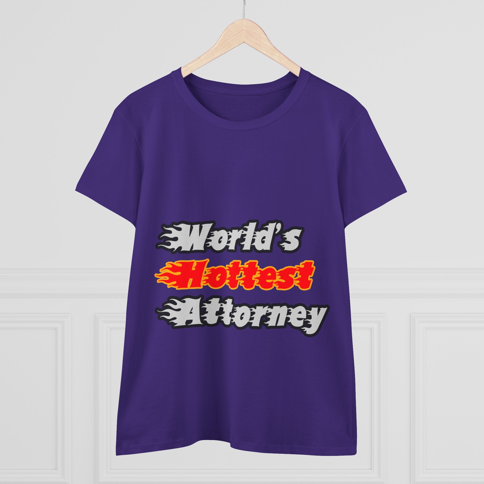 World's Hottest Attorney - Women's Midweight Cotton Tee