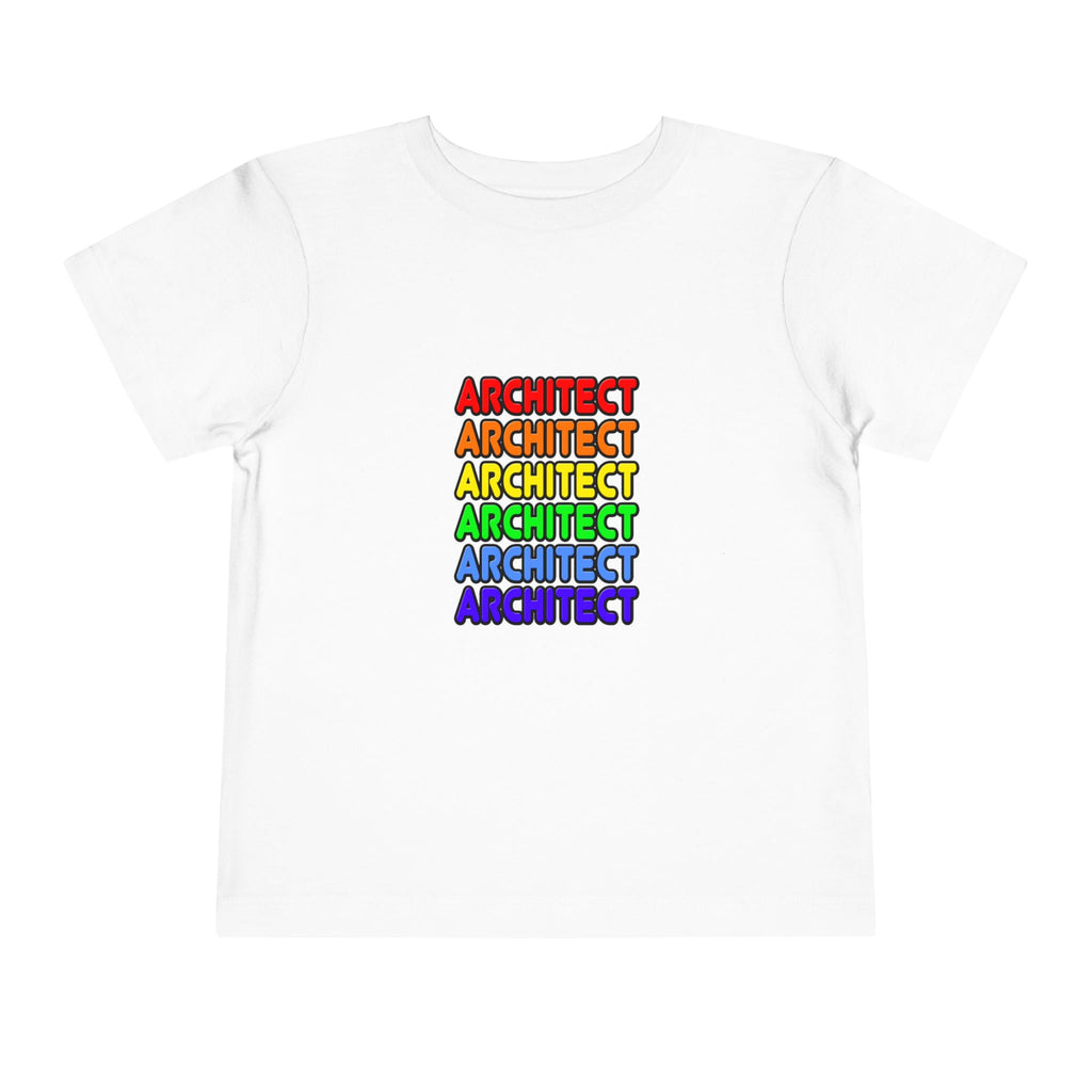 Rainbow Architect - Toddler Short Sleeve Tee