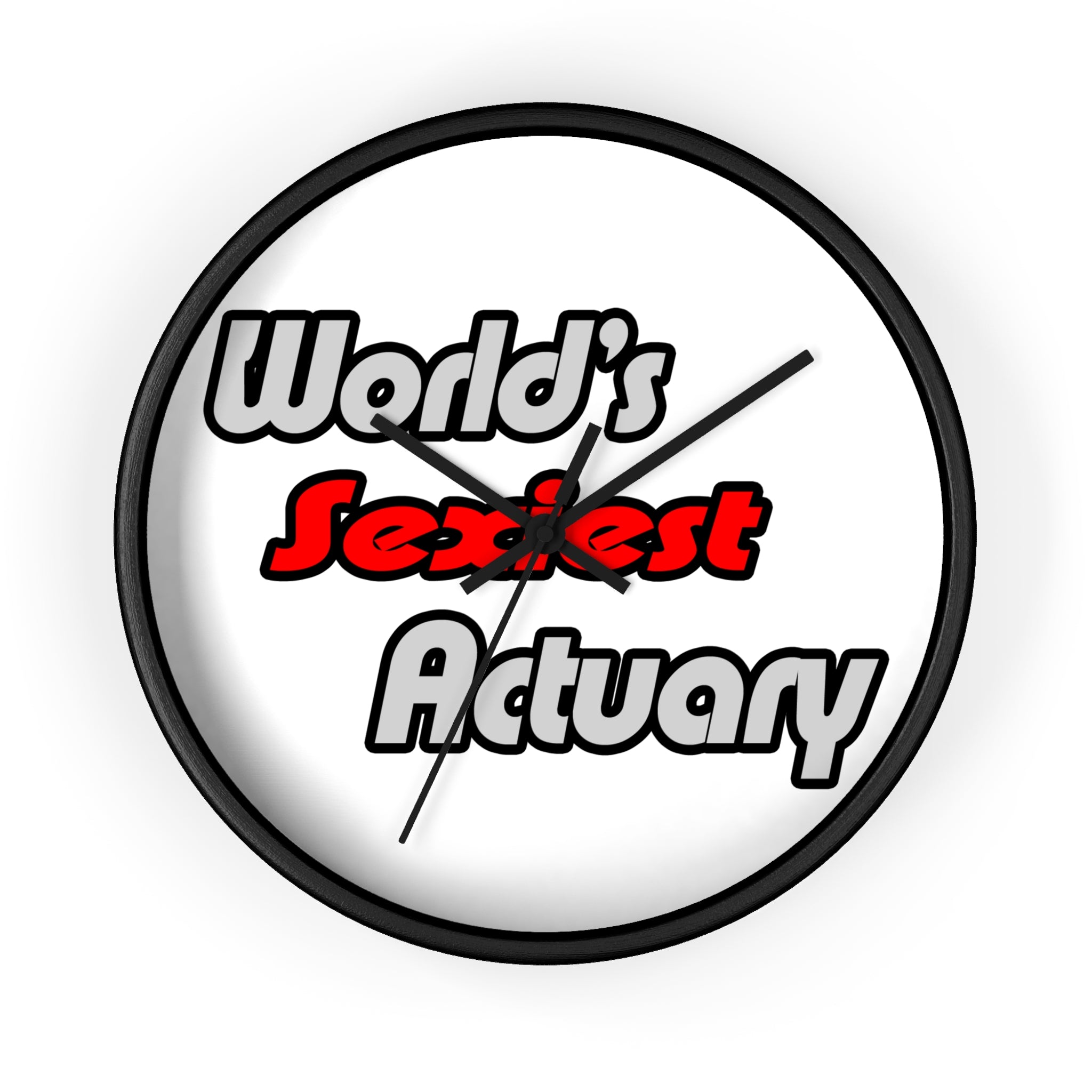 World's Sexiest Actuary - Wall Clock