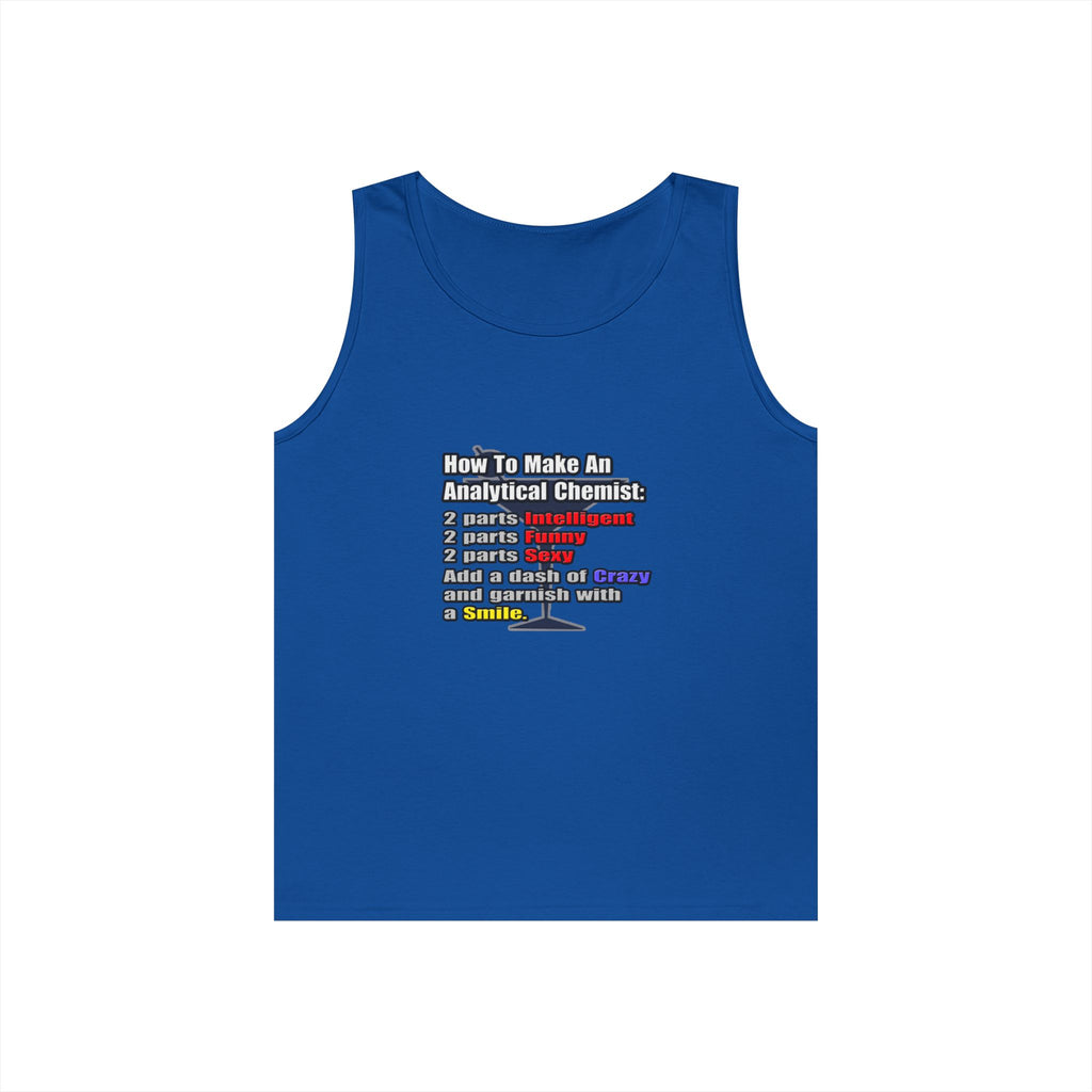 How To Make an Analytical Chemist - Unisex Heavy Cotton Tank Top
