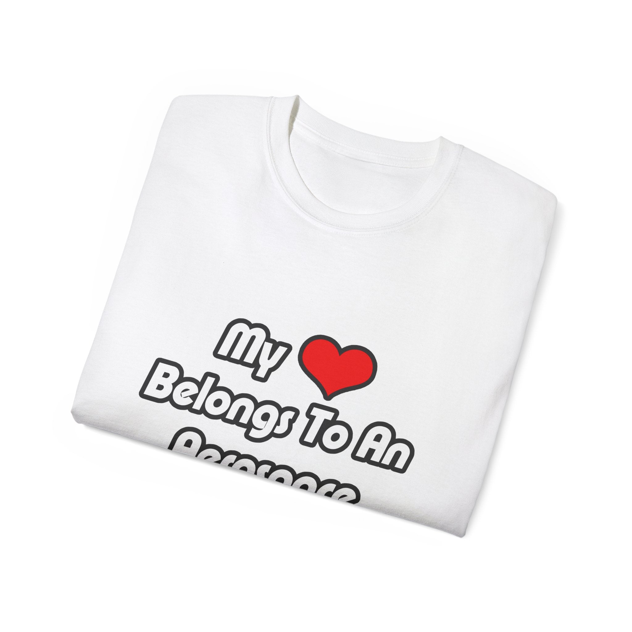 My Heart Belongs To An Aerospace Engineer - Unisex Ultra Cotton Tee