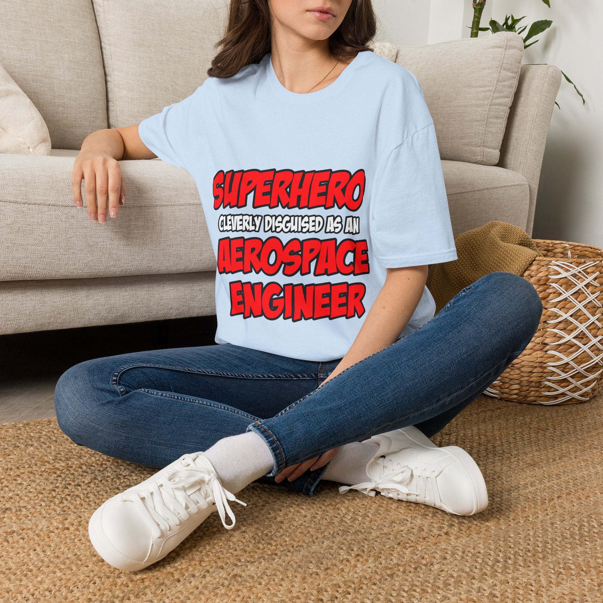 Superhero...Aerospace Engineer - Unisex Softstyle T-Shirt