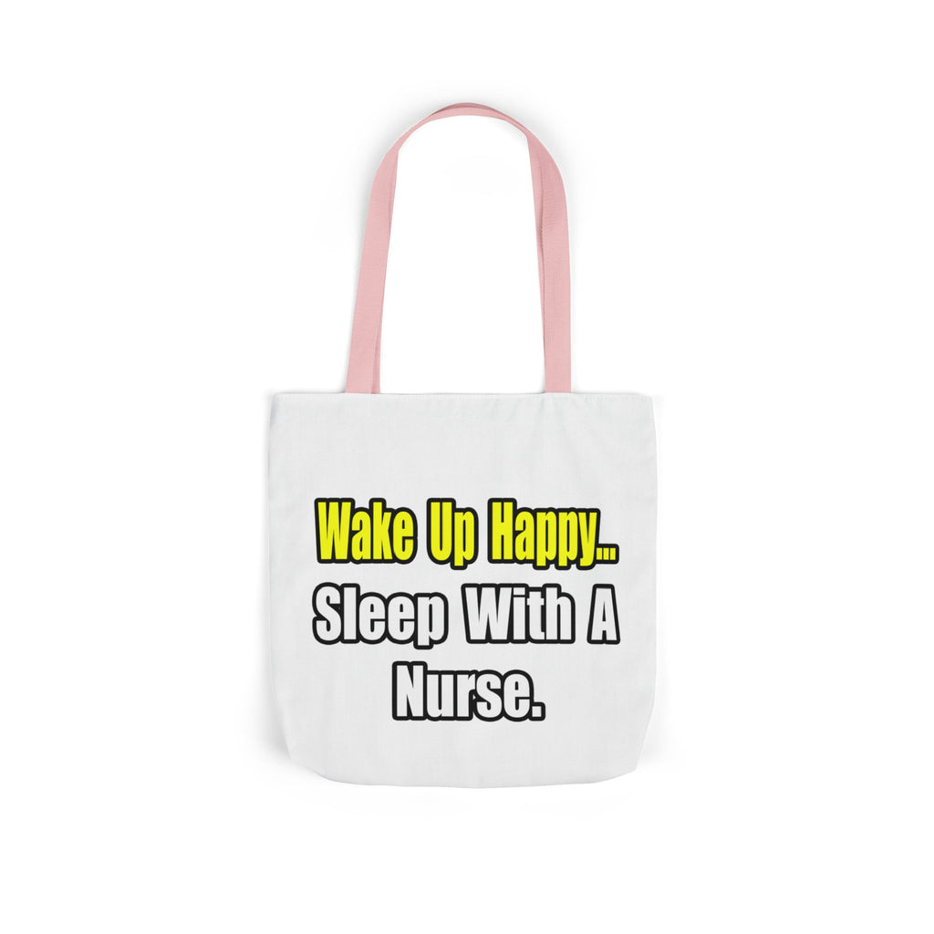 Sleep With a Nurse - Canvas Tote Bag, 5-Color Straps