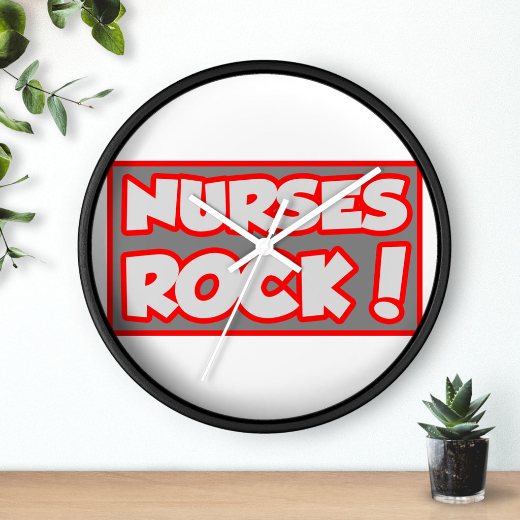 Nurses Rock! - Wall Clock