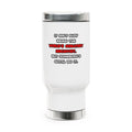World's Greatest Archivist Joke - Stainless Steel Travel Mug with Handle, 14oz