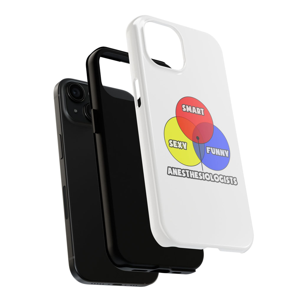 Venn Diagram .. Anesthesiologists - Tough Phone Cases