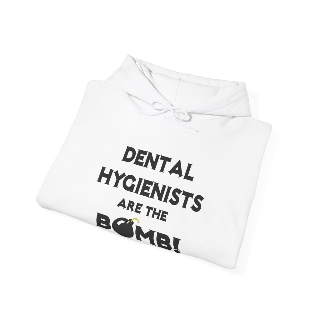 Dental Hygienists Are The Bomb! - Unisex Heavy Blend™ Hooded Sweatshirt