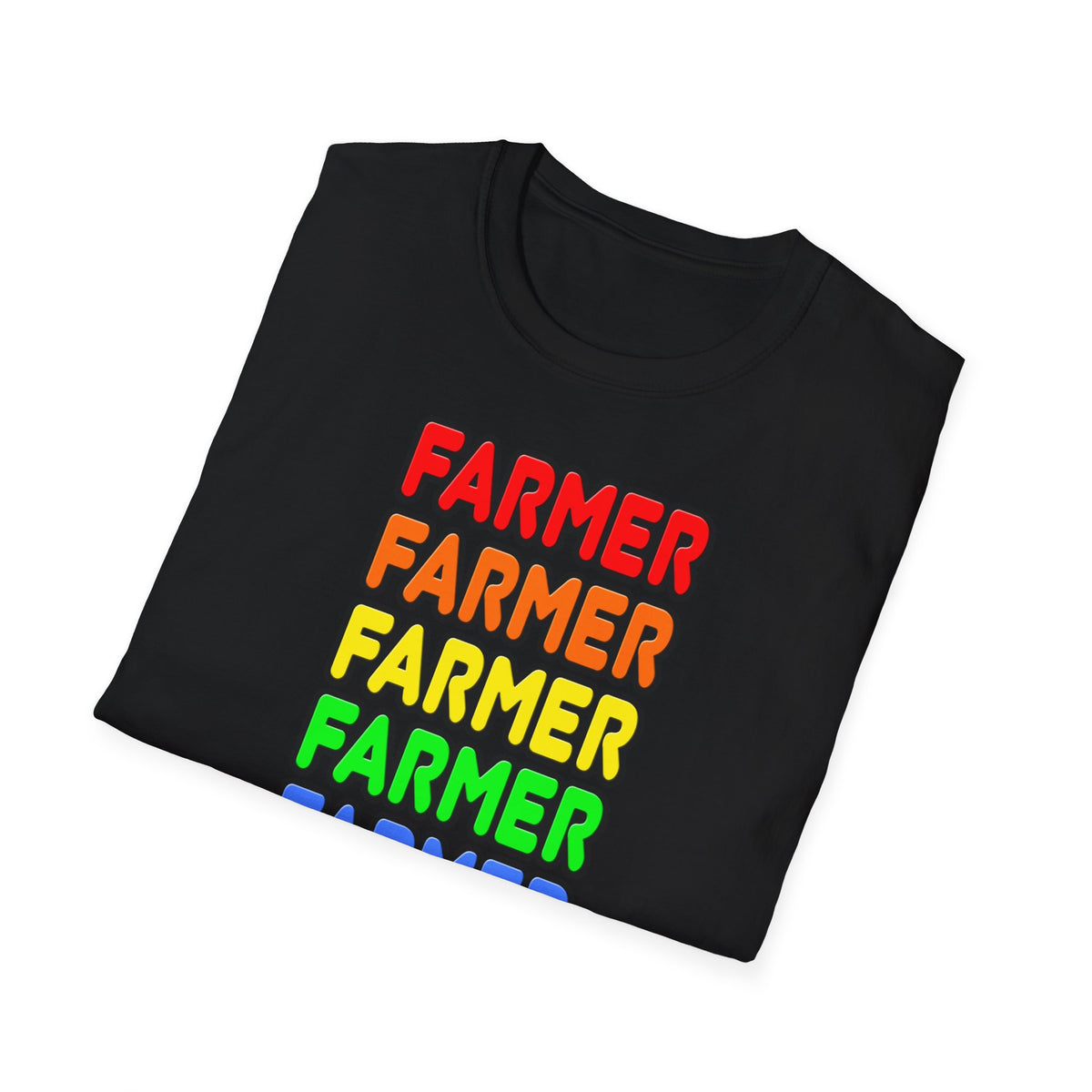 Rainbow Farmer - Unisex Softstyle T-Shirt