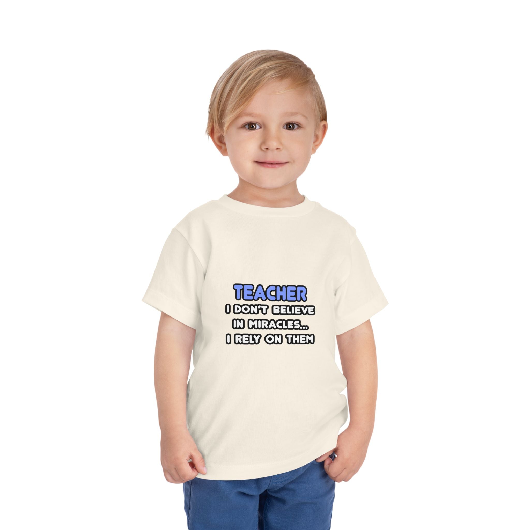 Miracles and Teachers - Toddler Short Sleeve Tee