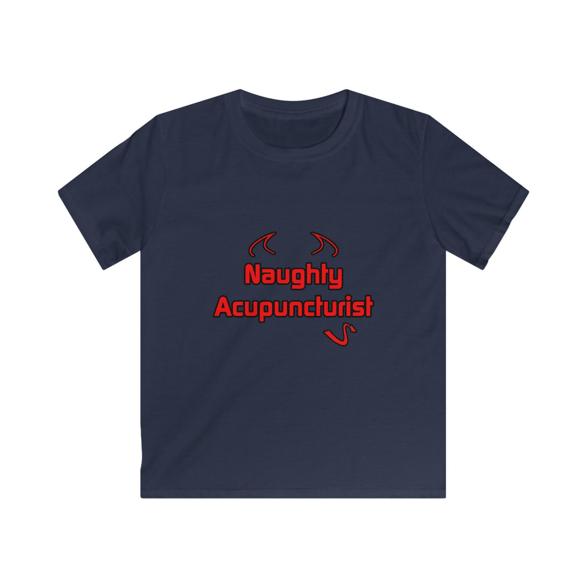 Naughty Acupuncturist - Kids Softstyle Tee