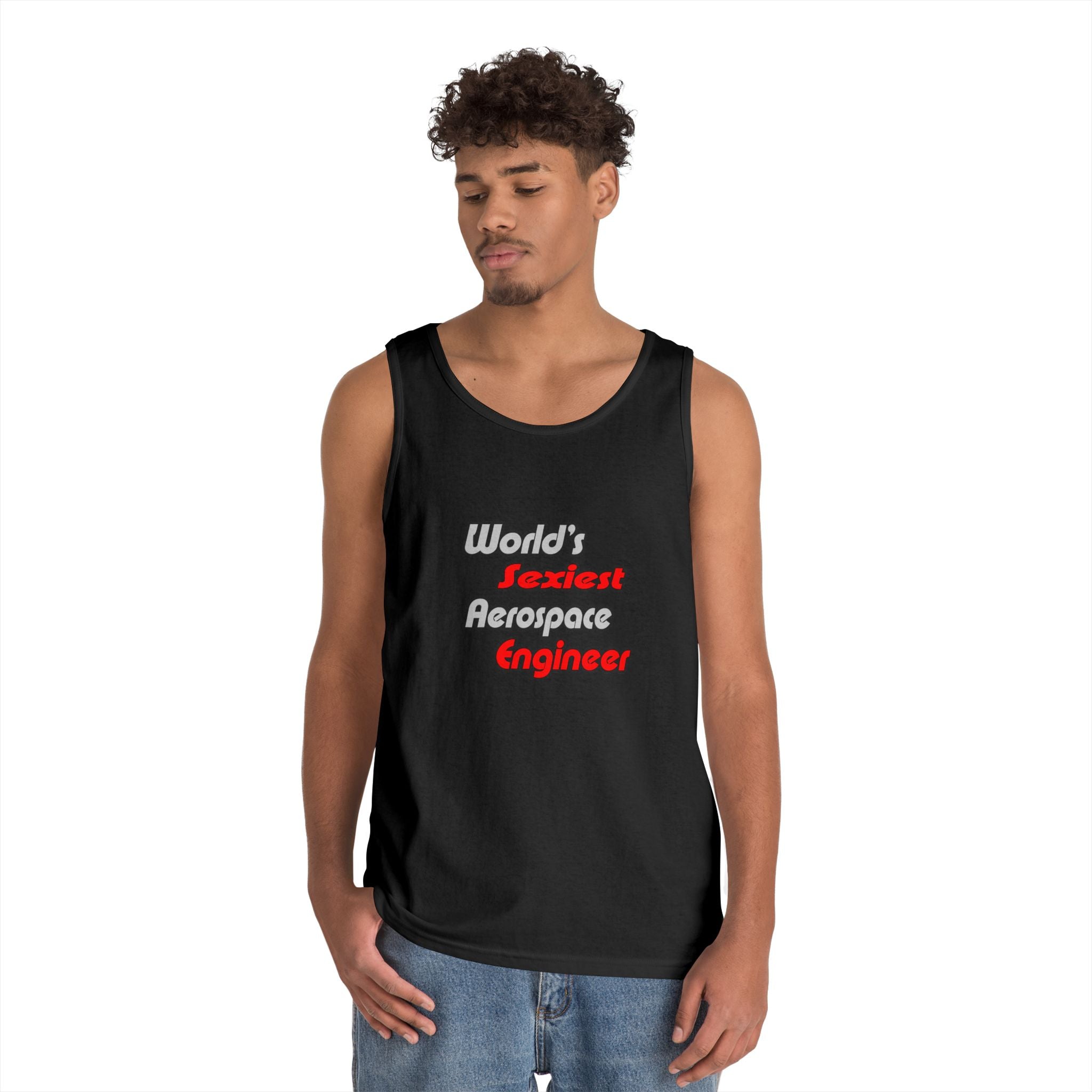 World's Sexiest Aerospace Engineer - Unisex Heavy Cotton Tank Top
