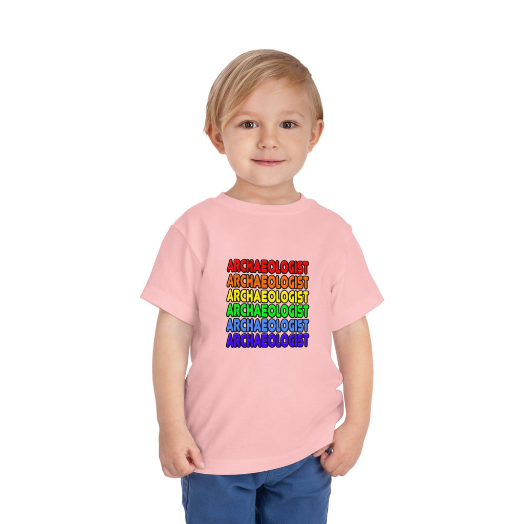 Rainbow Archaeologist - Toddler Short Sleeve Tee