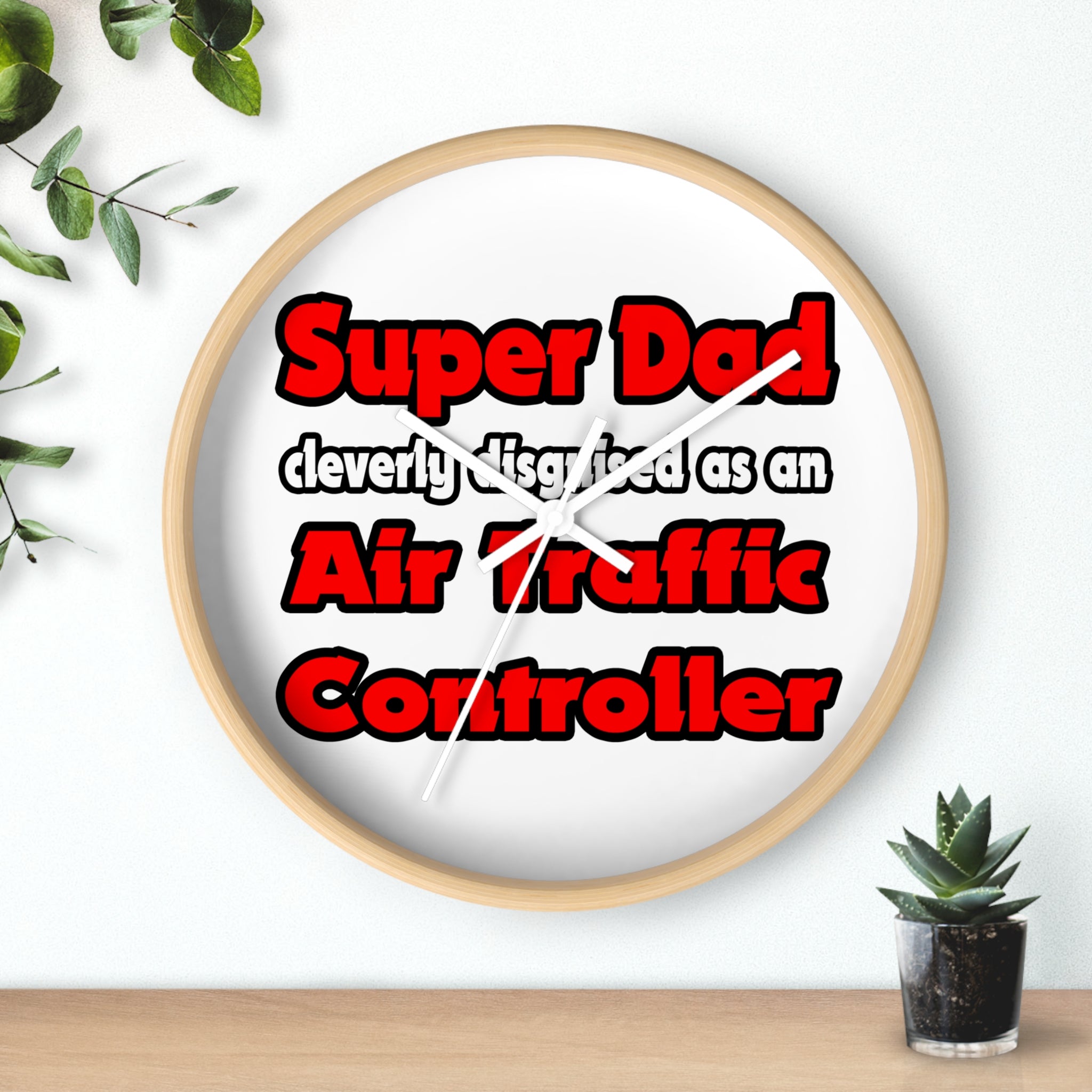 Super Dad ... Air Traffic Controller - Wall Clock