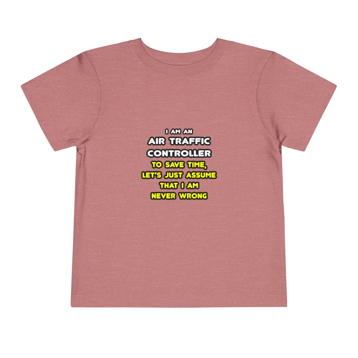 Funny Air Traffic Controller T Shirts - Toddler Short Sleeve Tee