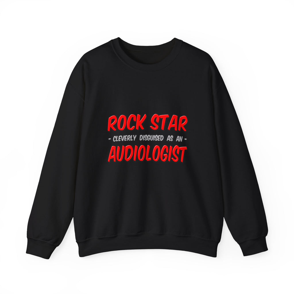 Rock Star...Audiologist - Unisex Heavy Blend™ Crewneck Sweatshirt