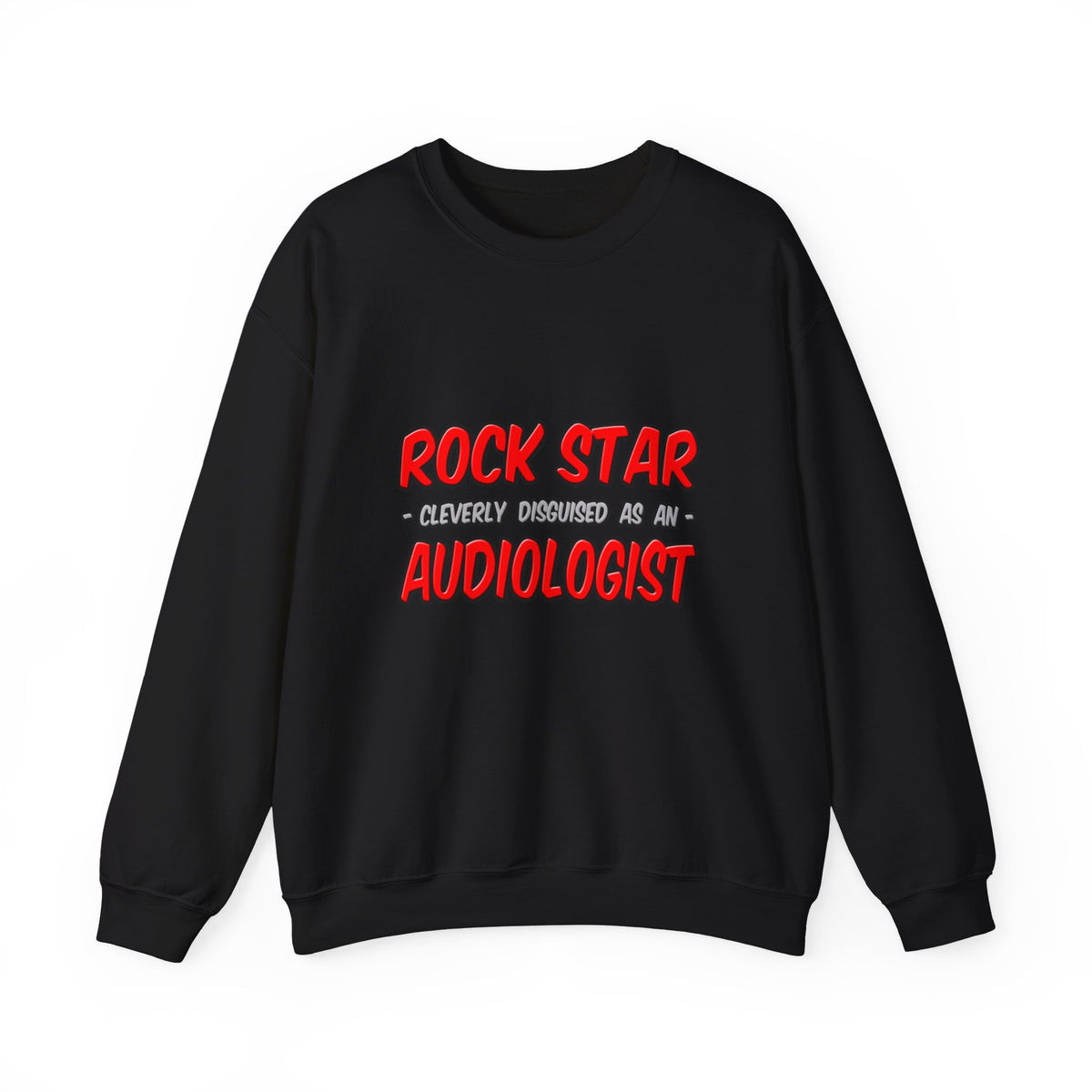 Rock Star...Audiologist - Unisex Heavy Blend™ Crewneck Sweatshirt