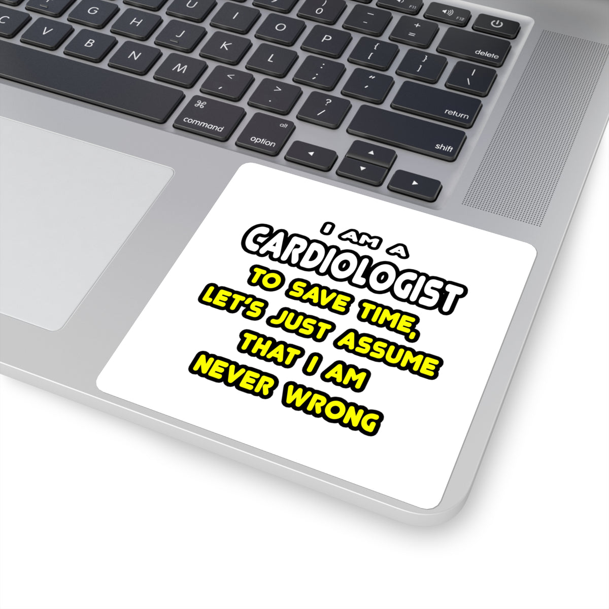 Funny Cardiologist T Shirts and Gifts - Square Stickers