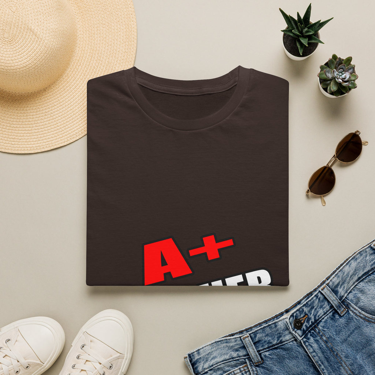 a plus teacher - Unisex Softstyle T-Shirt