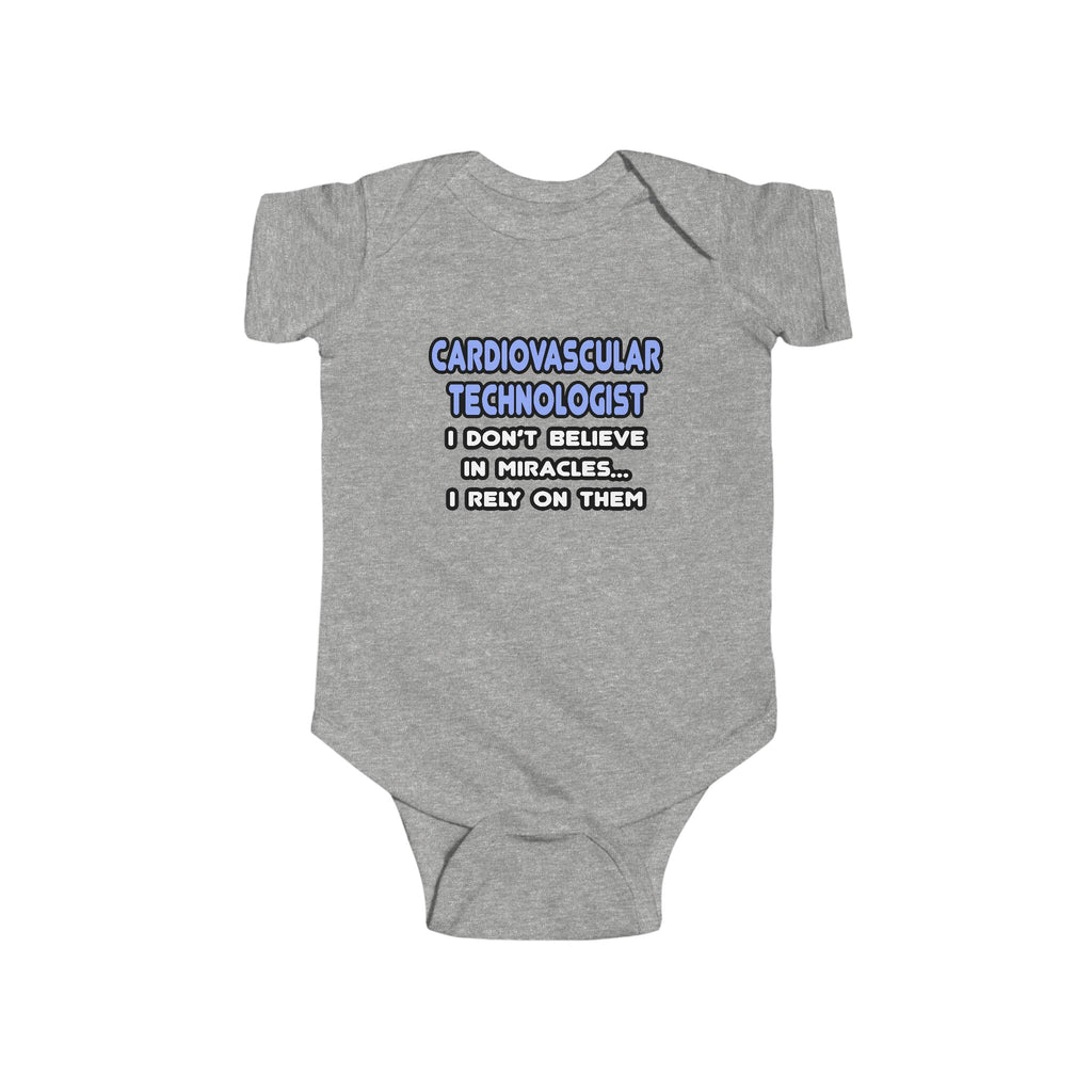 Miracles and Cardiovascular Technologists - Infant Fine Jersey Bodysuit