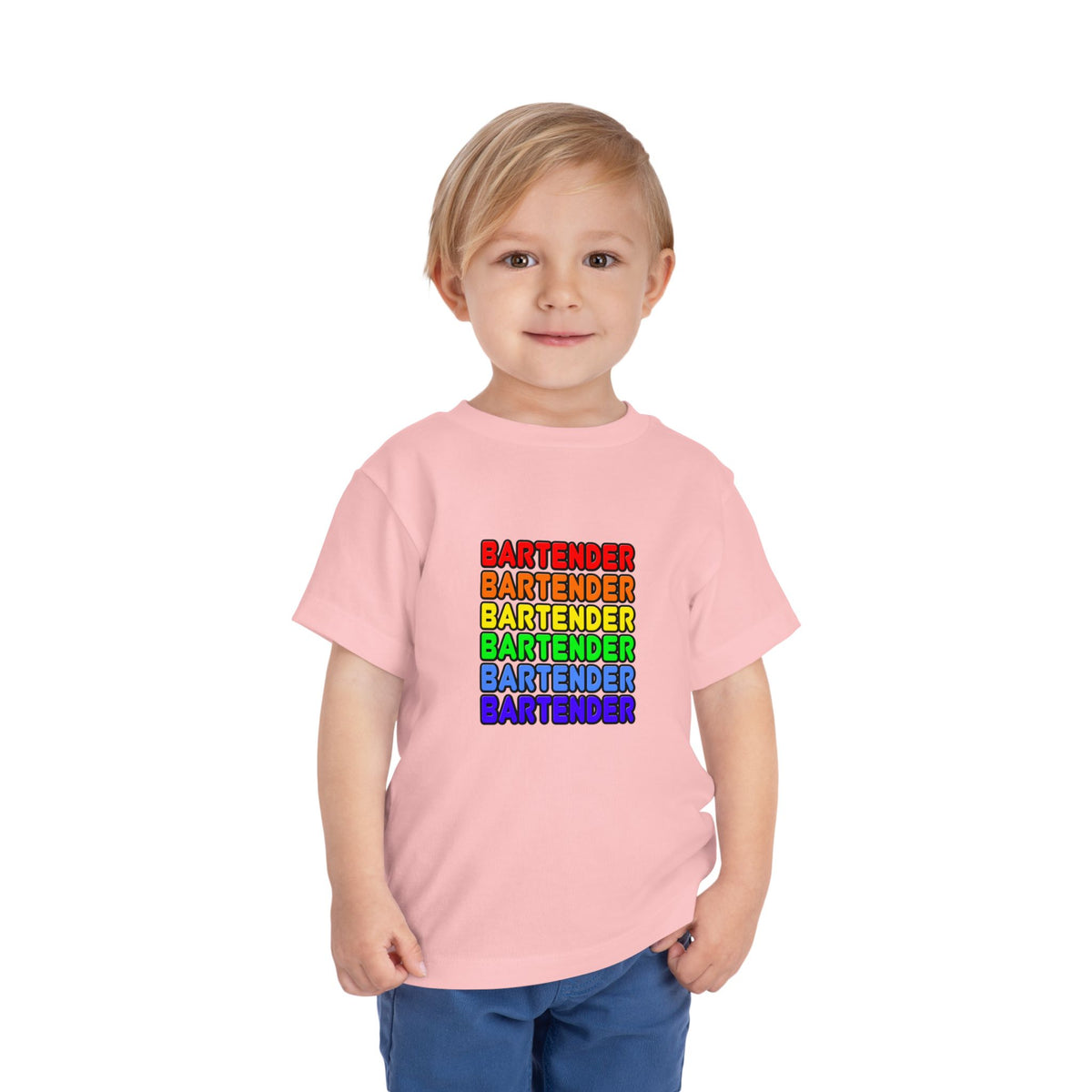 Rainbow Bartender - Toddler Short Sleeve Tee