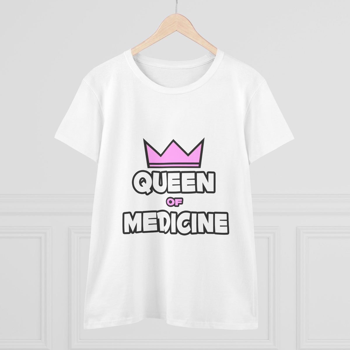 Queen of Medicine - Women's Midweight Cotton Tee