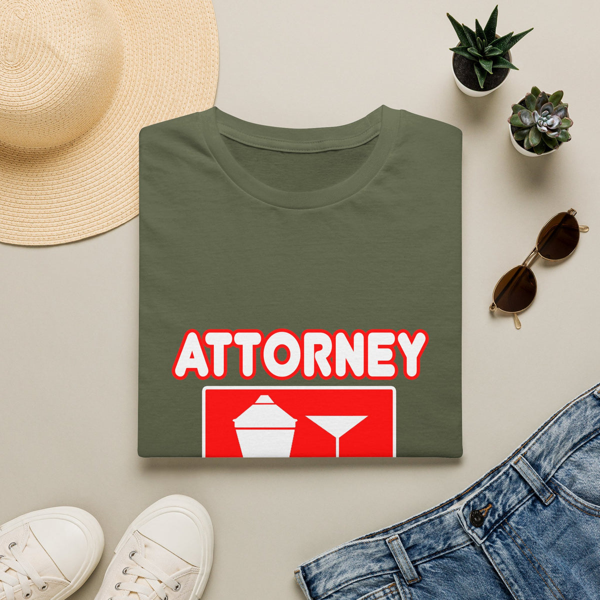 Attorney...Will Work For Cocktails - Unisex Softstyle T-Shirt
