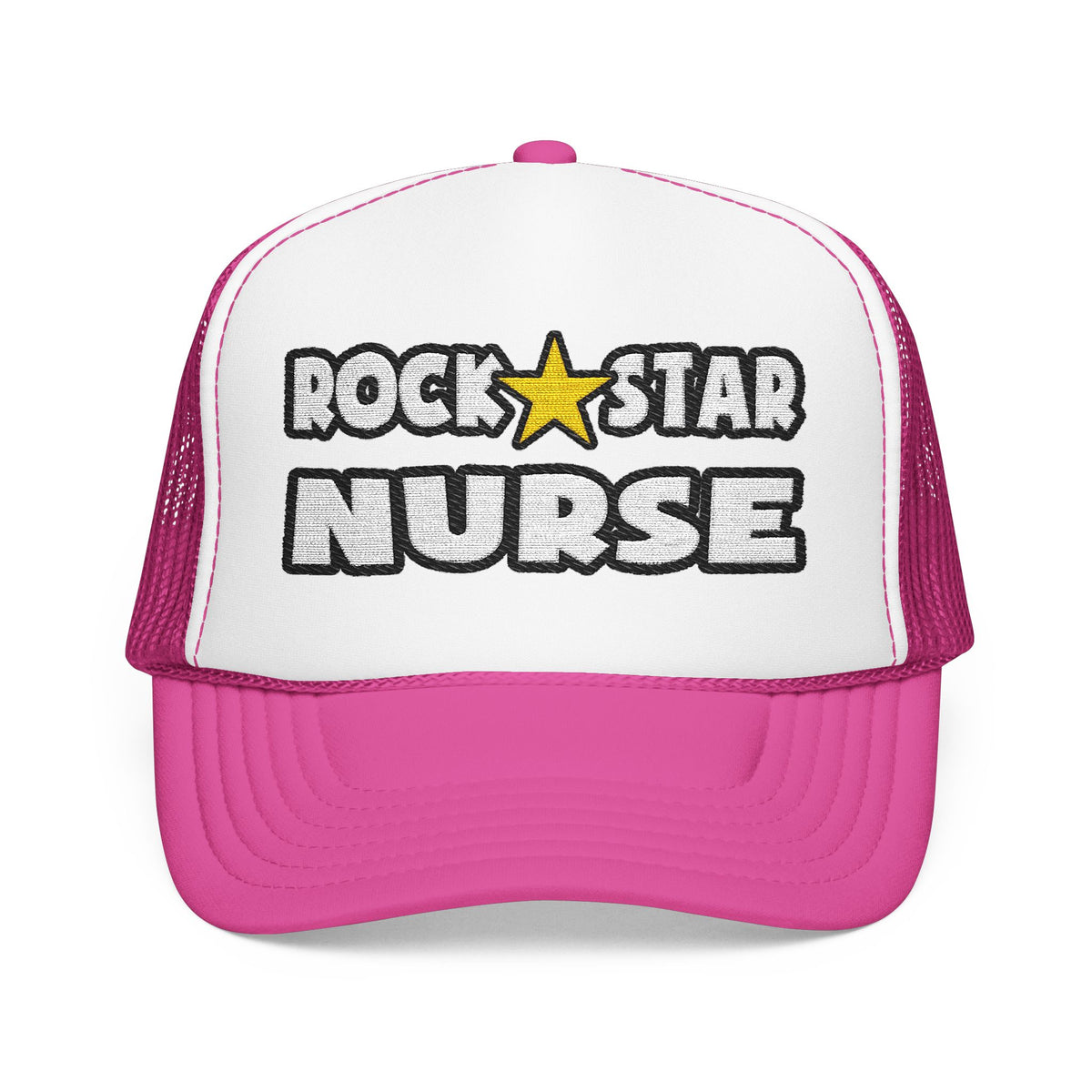 Rock Star Nurse (2) - Foam Trucker Hat