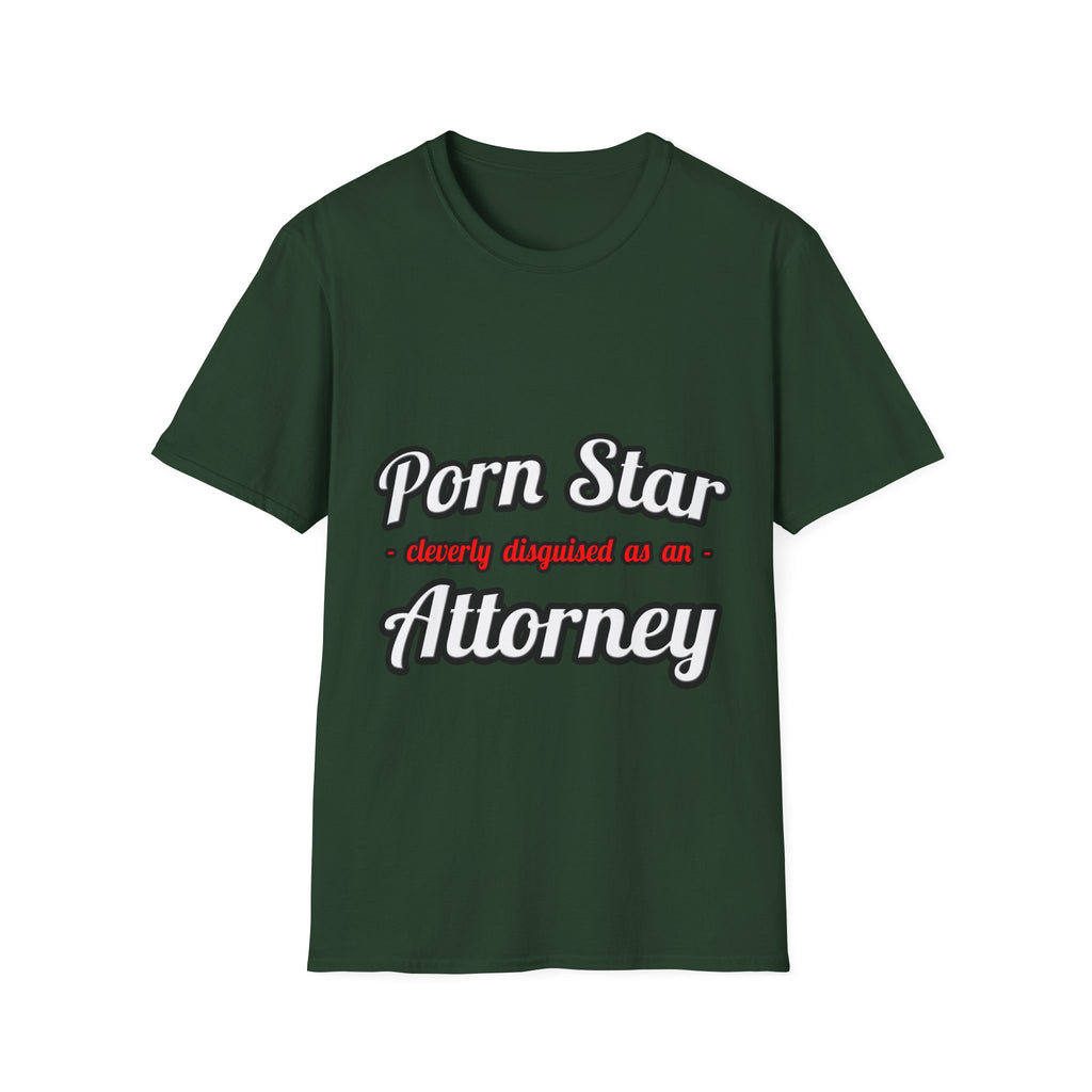 Porn Star... Attorney - Unisex Softstyle T-Shirt