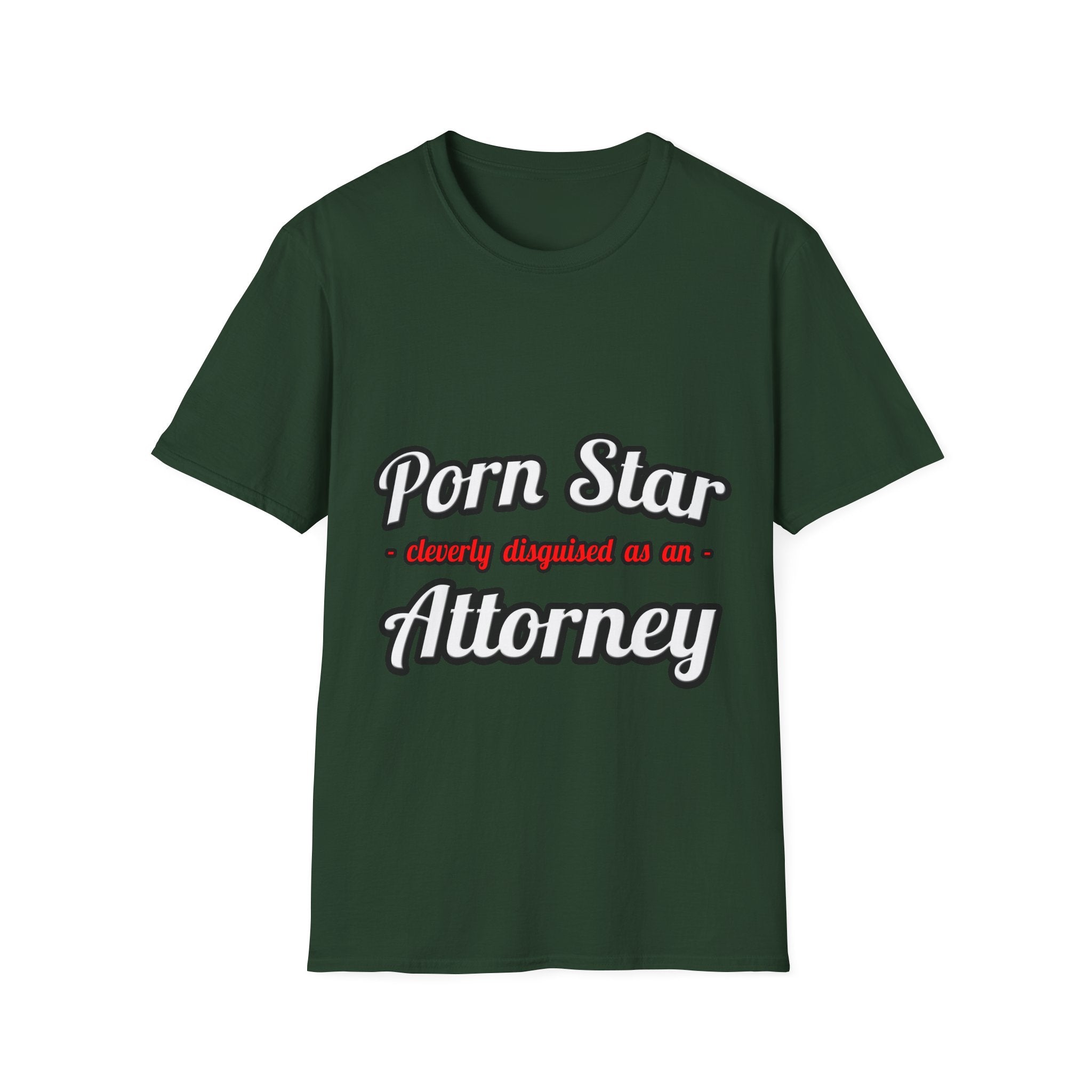 Porn Star... Attorney - Unisex Softstyle T-Shirt
