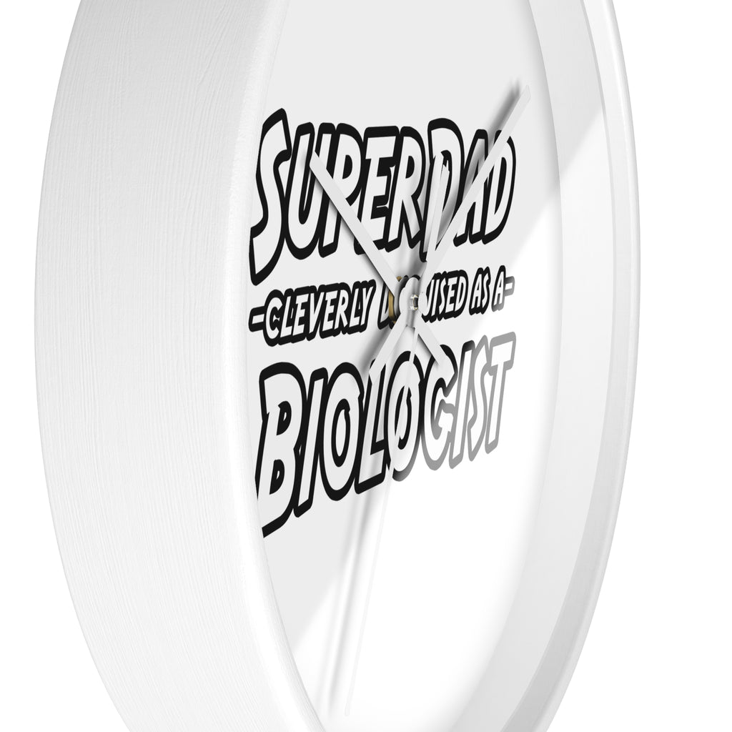 SuperDad Biologist - Wall Clock